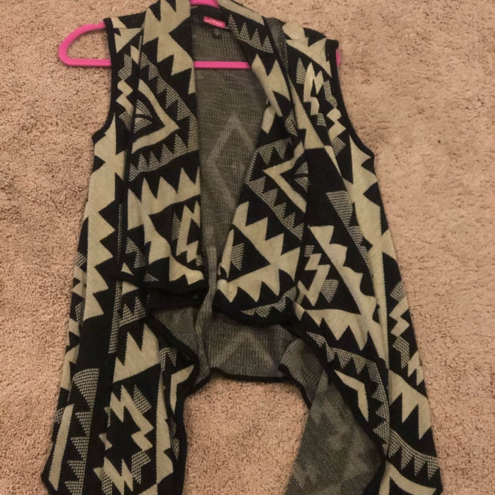 Black and Tan cardigan